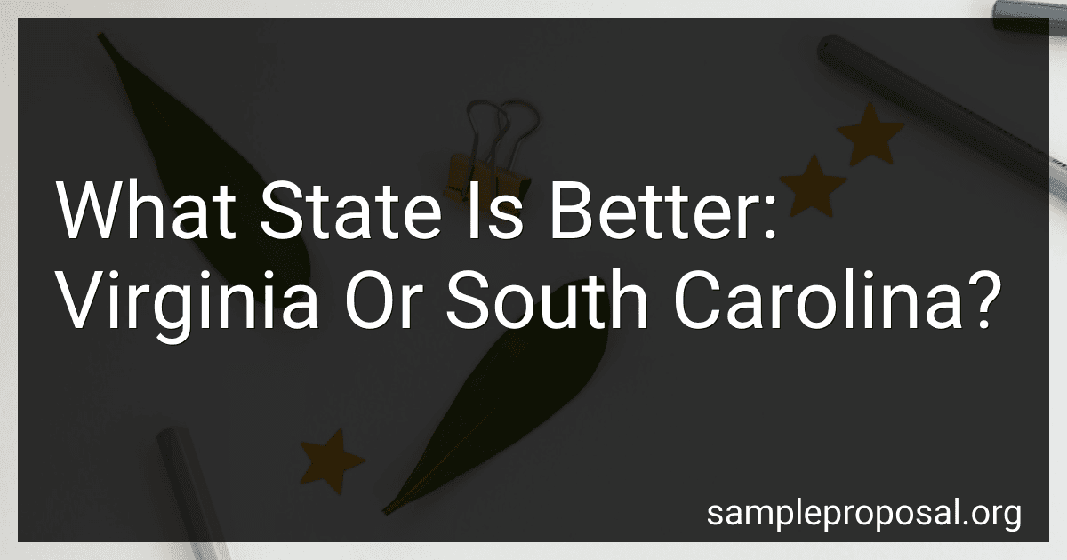 What State Is Better: Virginia Or South Carolina? image