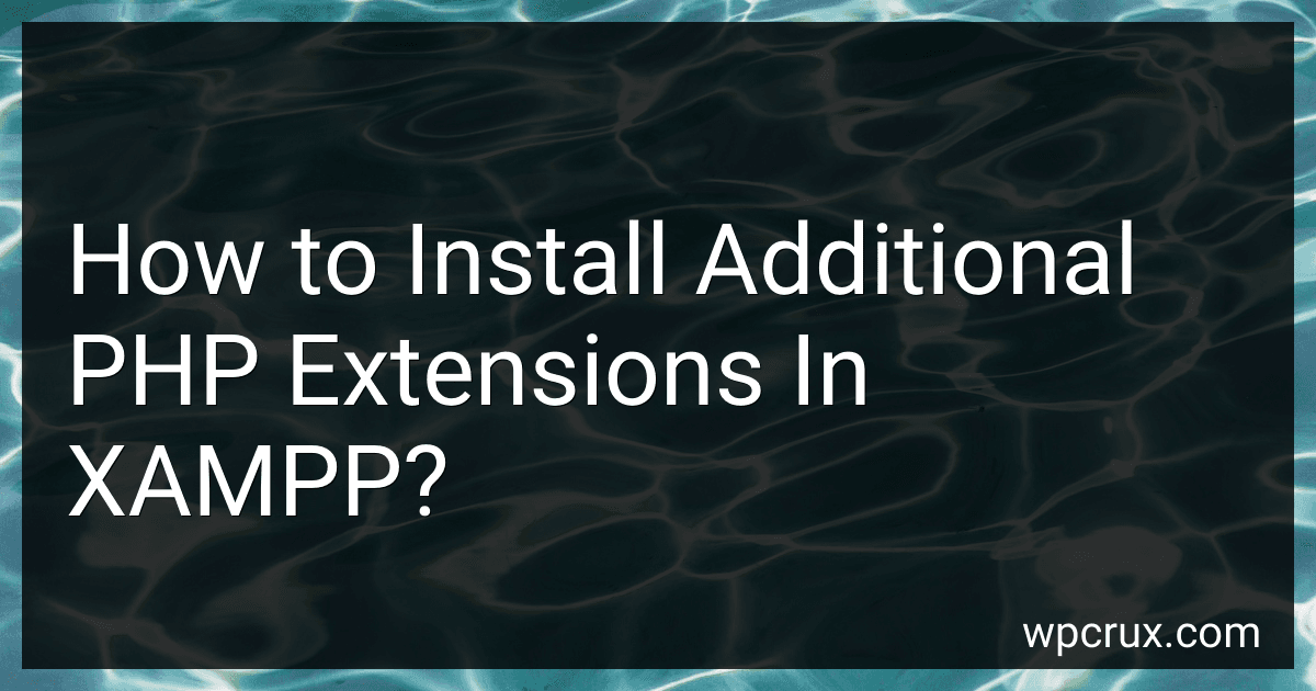 How to Install Additional PHP Extensions In XAMPP? image