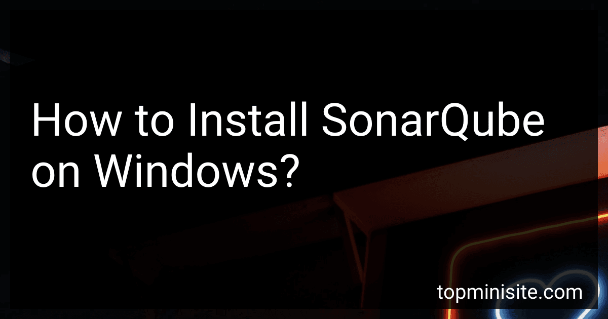 How to Install SonarQube on Windows? image