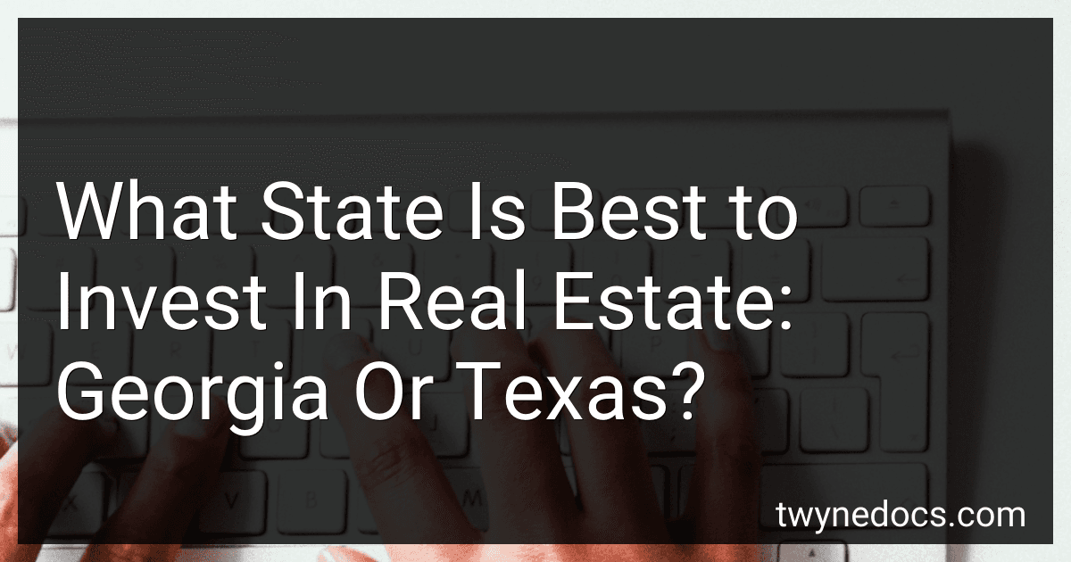 What State Is Best to Invest In Real Estate: Georgia Or Texas? image