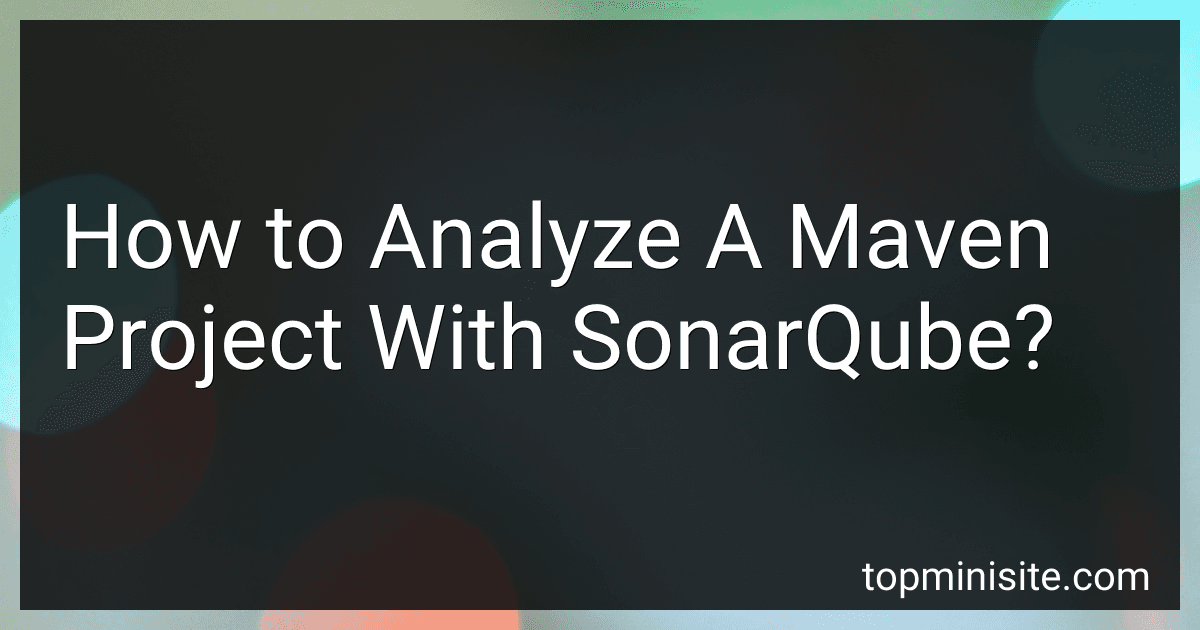 How to Analyze A Maven Project With SonarQube? image