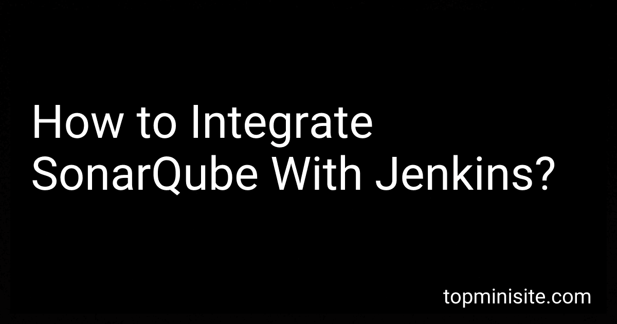 How to Integrate SonarQube With Jenkins? image