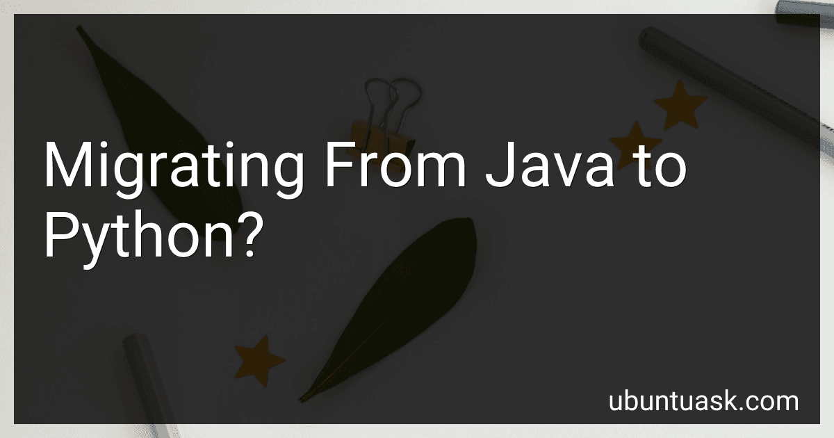 Migrating From Java to Python? image