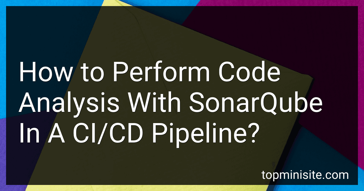 How to Perform Code Analysis With SonarQube In A CI/CD Pipeline? image