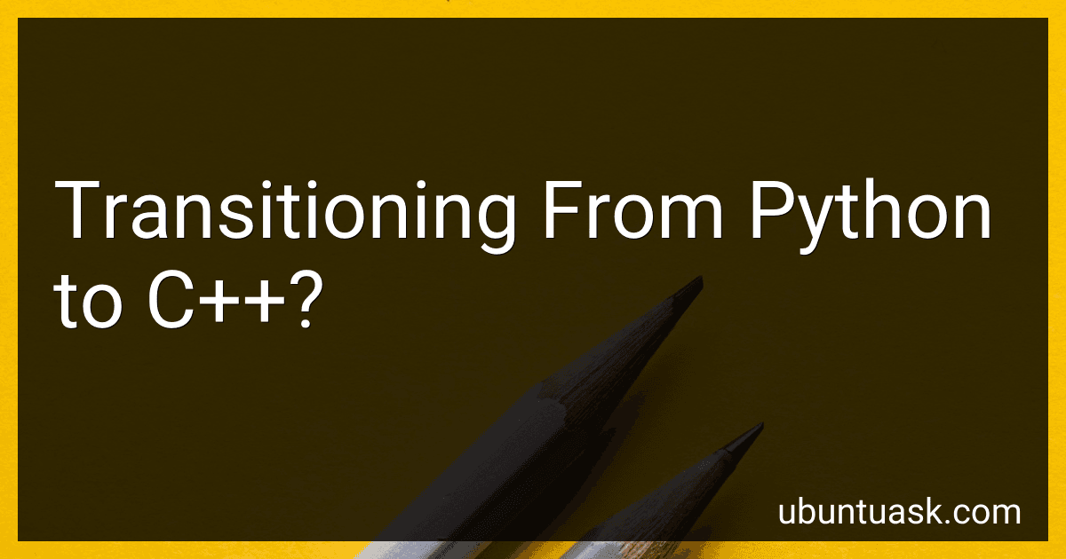 Transitioning From Python to C++? image