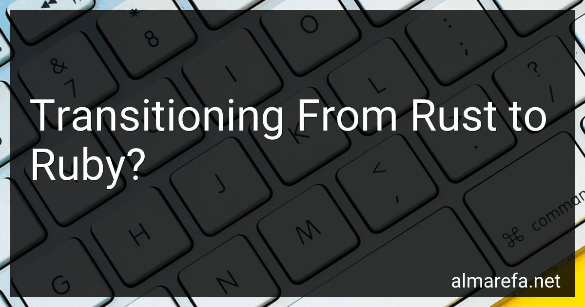 Transitioning From Rust to Ruby? image
