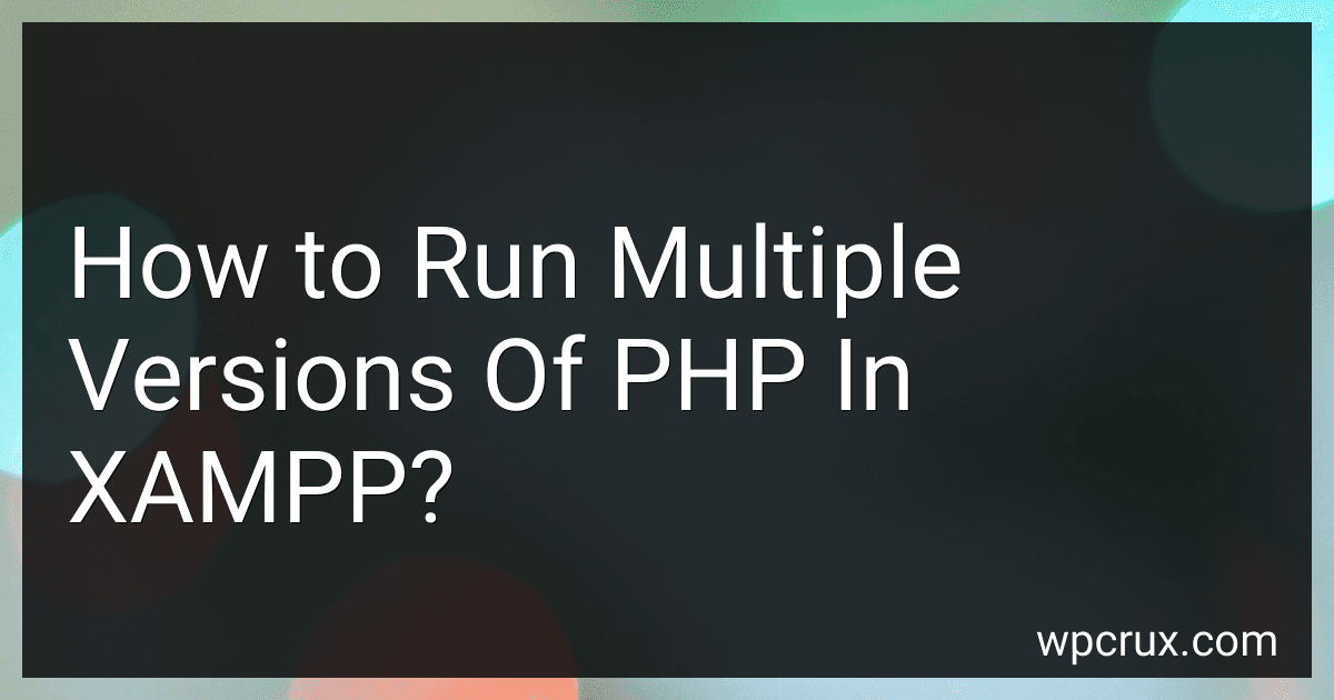 How to Run Multiple Versions Of PHP In XAMPP? image