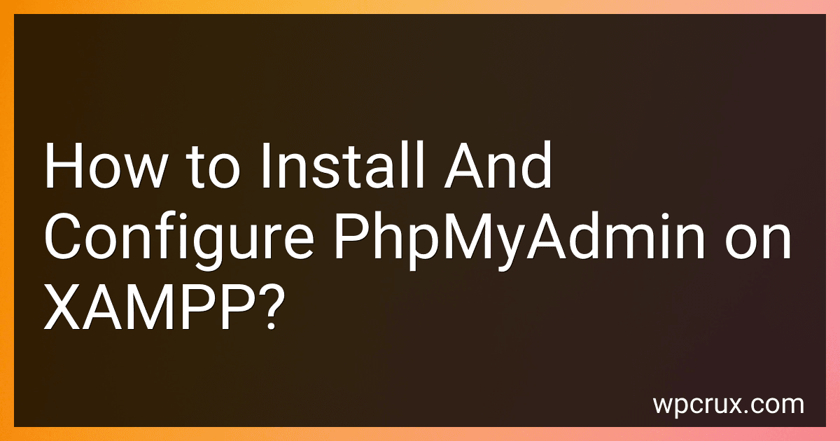How to Install And Configure PhpMyAdmin on XAMPP? image