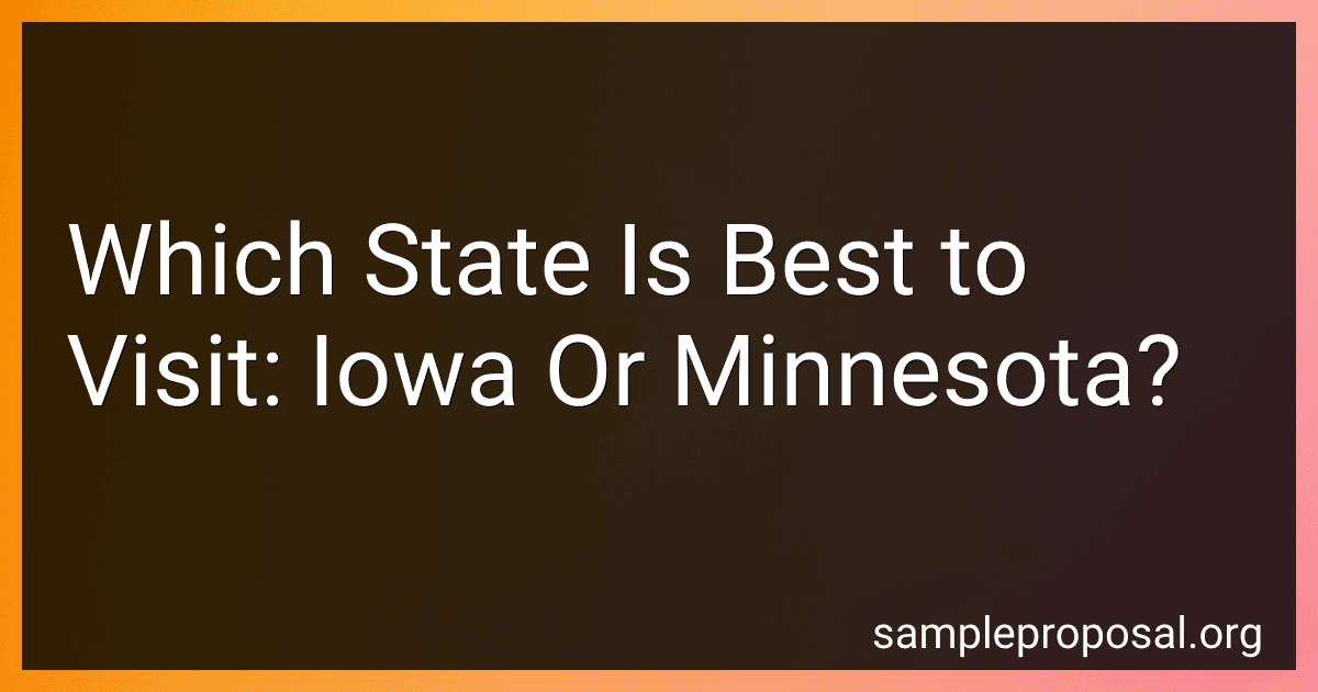 Which State Is Best to Visit: Iowa Or Minnesota? image