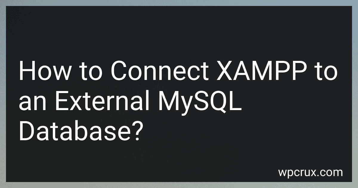 How to Connect XAMPP to an External MySQL Database? image