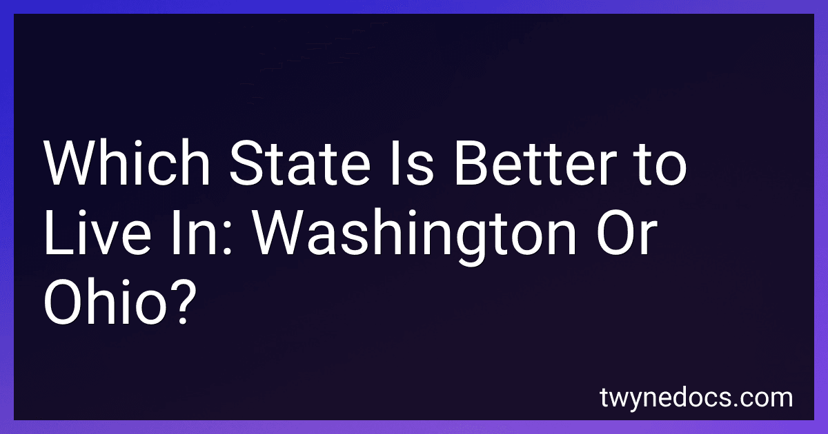 Which State Is Better to Live In: Washington Or Ohio? image