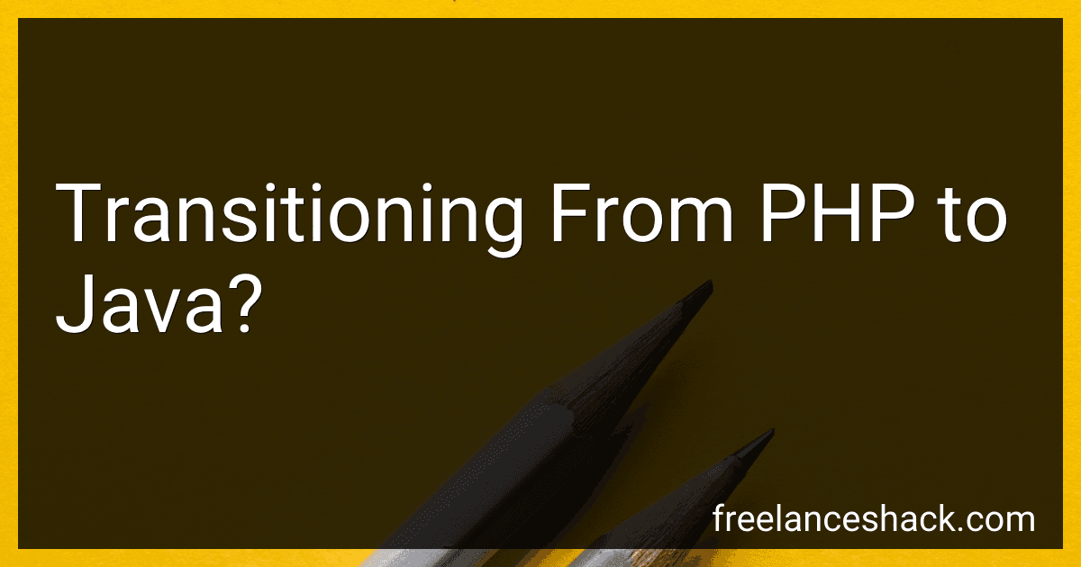 Transitioning From PHP to Java? preview