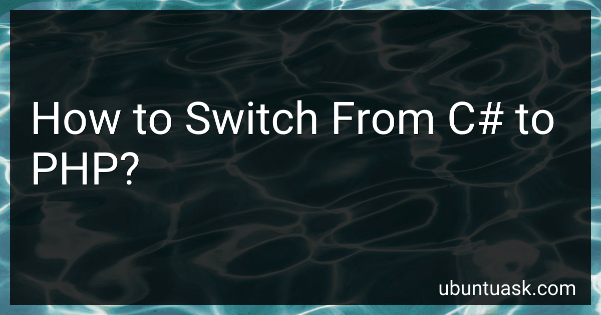 How to Switch From C# to PHP? image