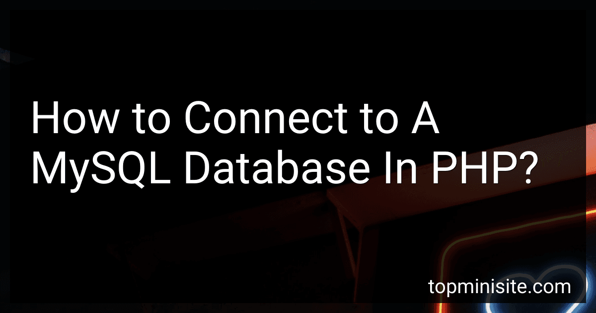 How to Connect to A MySQL Database In PHP? image