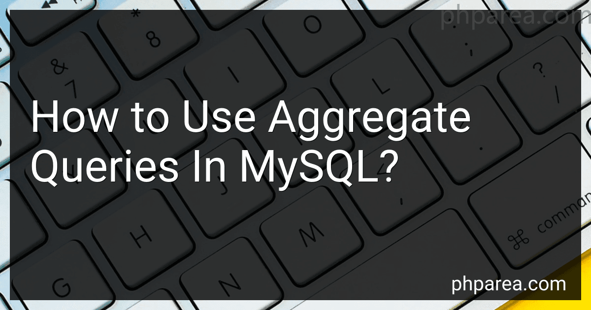 How to Use Aggregate Queries In MySQL? image