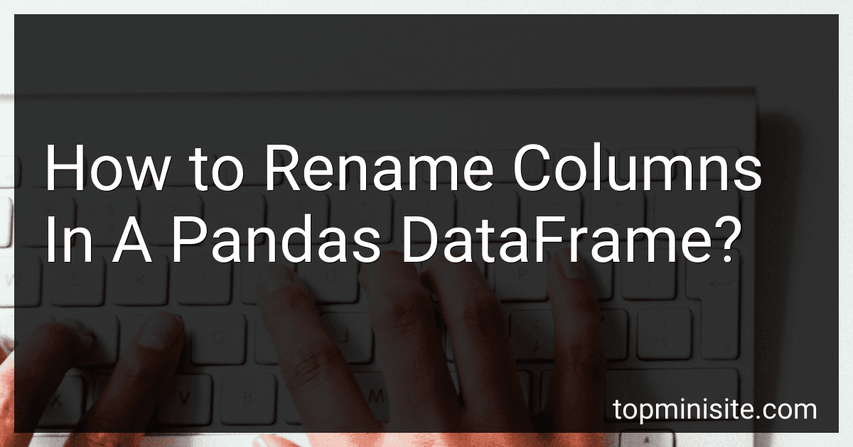 How to Rename Columns In A Pandas DataFrame? image