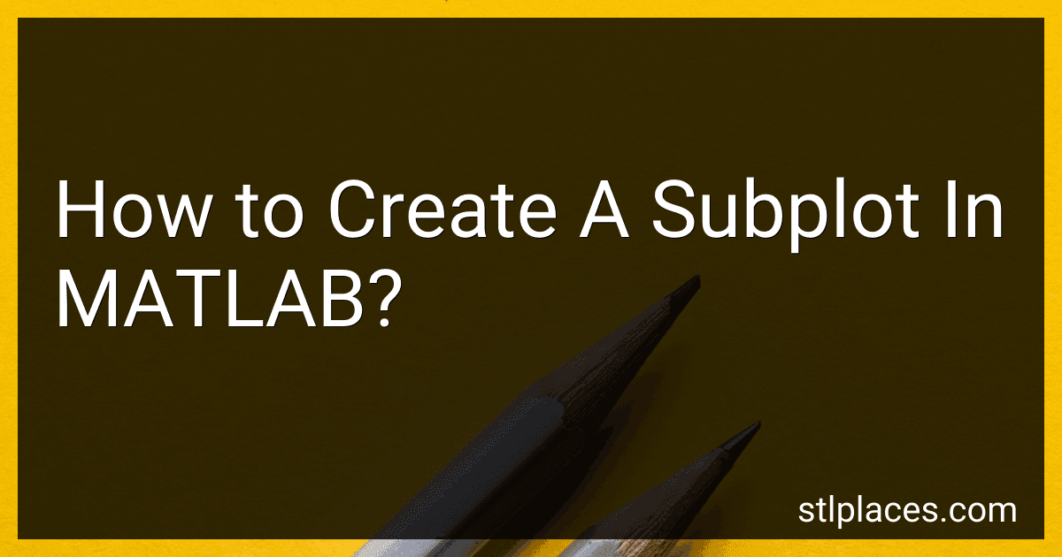 How to Create A Subplot In MATLAB? preview