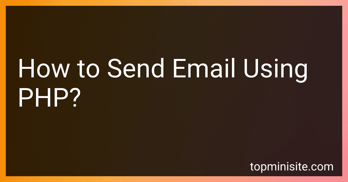 How to Send Email Using PHP? image