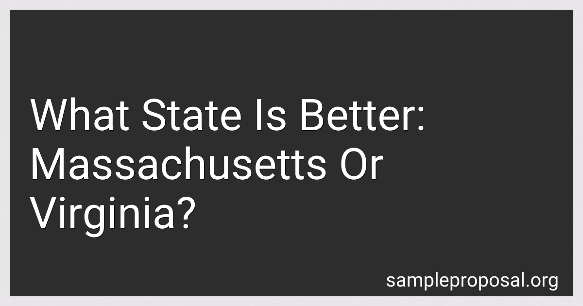 What State Is Better: Massachusetts Or Virginia? image