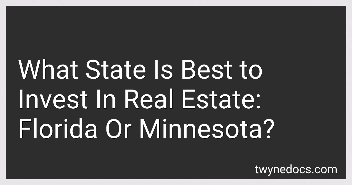 What State Is Best to Invest In Real Estate: Florida Or Minnesota? image