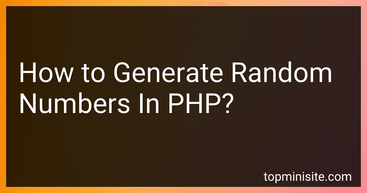 How to Generate Random Numbers In PHP? image