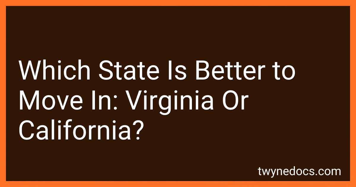 Which State Is Better to Move In: Virginia Or California? image