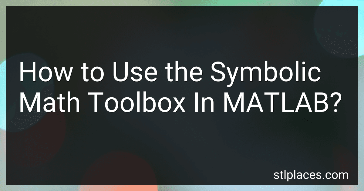 How to Use the Symbolic Math Toolbox In MATLAB? image