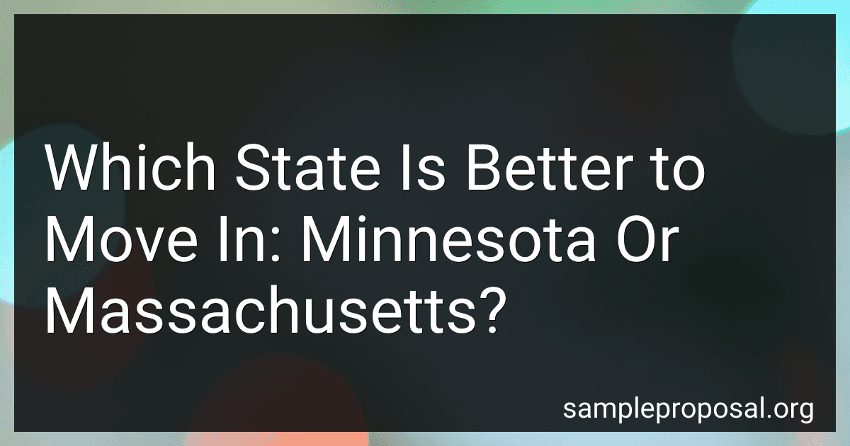 Which State Is Better to Move In: Minnesota Or Massachusetts? preview