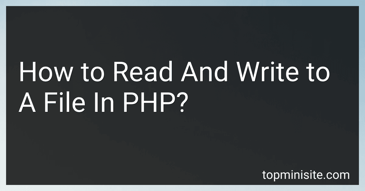 How to Read And Write to A File In PHP? image