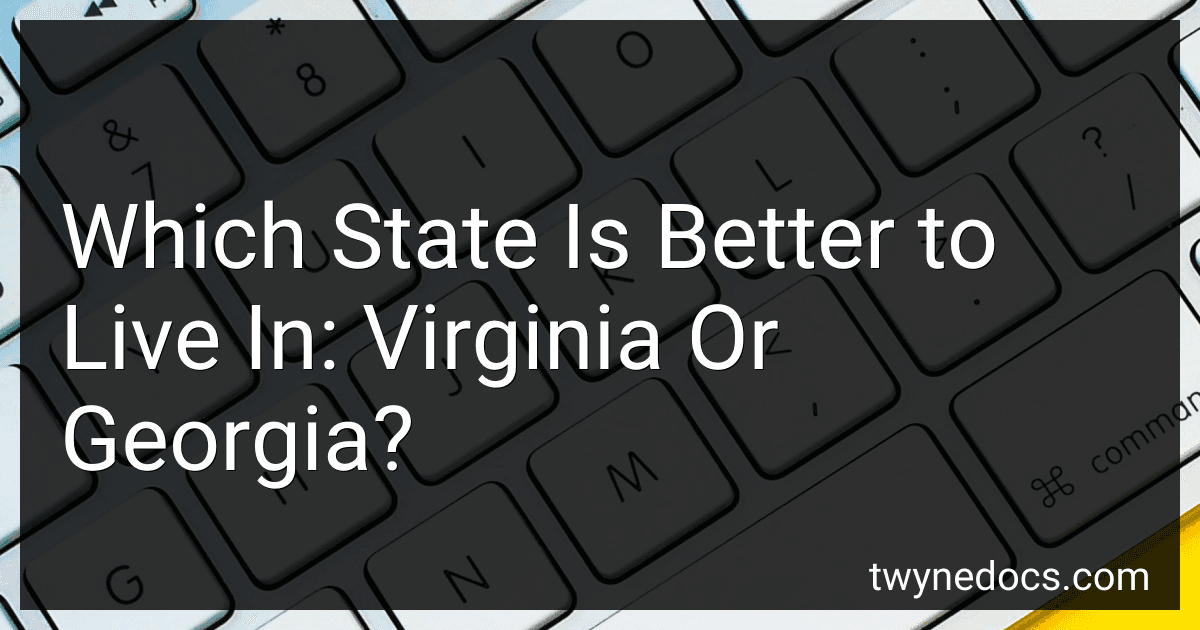 Which State Is Better to Live In: Virginia Or Georgia? image
