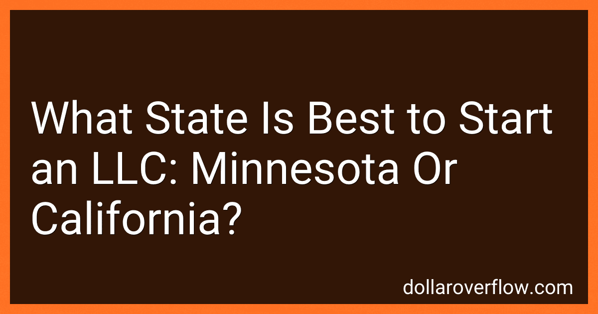 What State Is Best to Start an LLC: Minnesota Or California? image