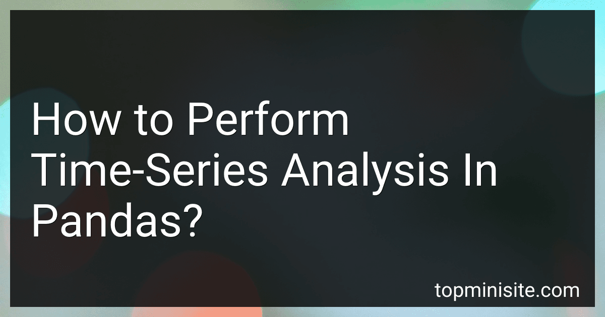 How to Perform Time-Series Analysis In Pandas? image