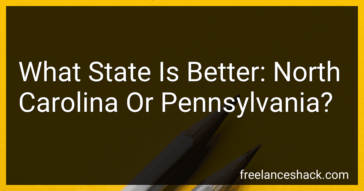 What State Is Better: North Carolina Or Pennsylvania? image