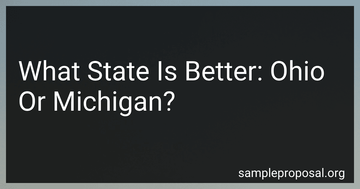 What State Is Better: Ohio Or Michigan? preview