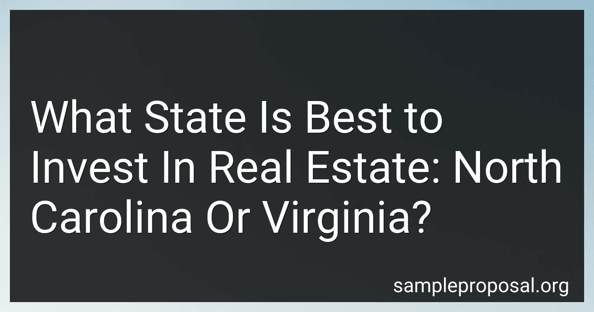 What State Is Best to Invest In Real Estate: North Carolina Or Virginia? preview