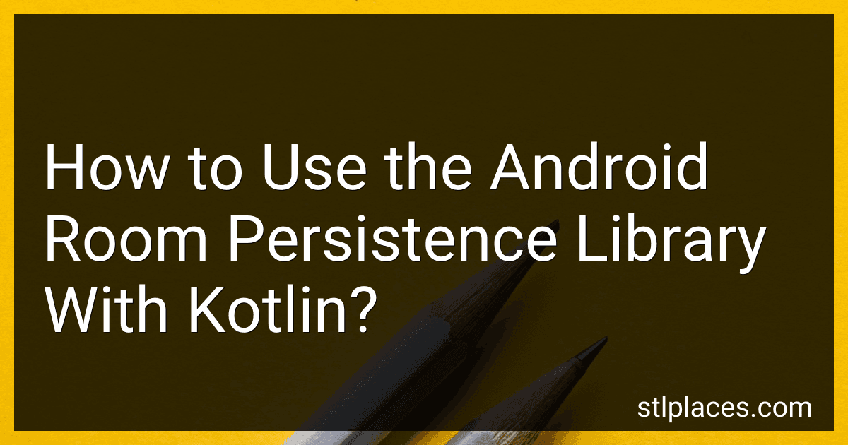 How to Use the Android Room Persistence Library With Kotlin? image