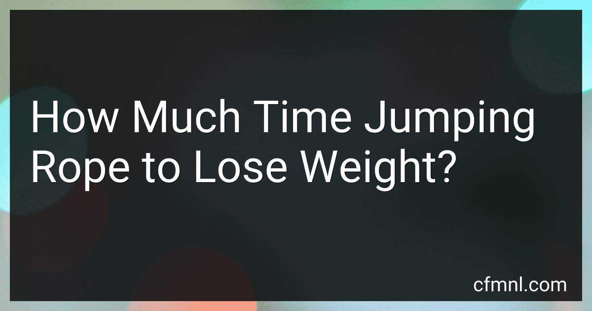 How Much Time Jumping Rope to Lose Weight? preview
