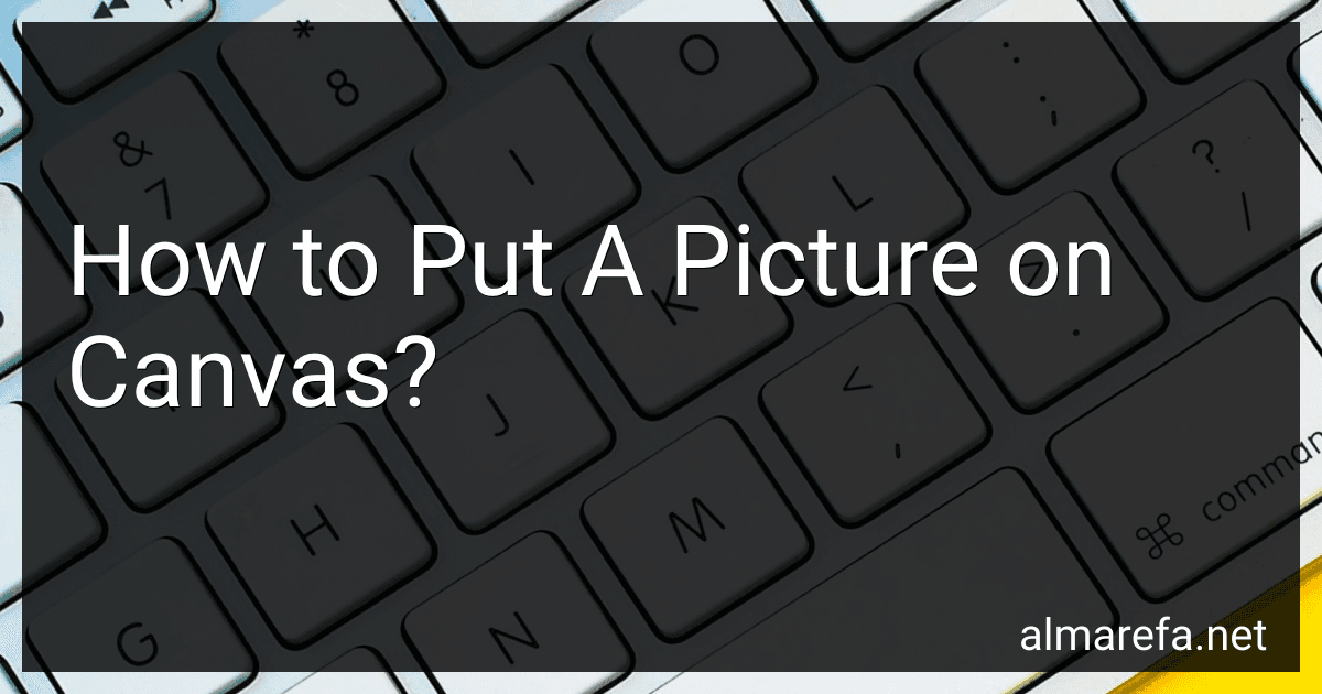 How to Put A Picture on Canvas? image