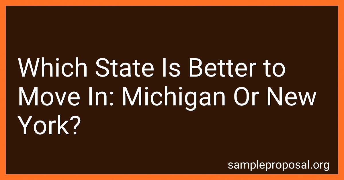 Which State Is Better to Move In: Michigan Or New York? preview