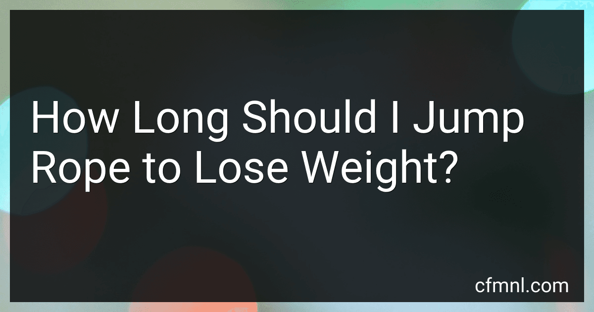 How Long Should I Jump Rope to Lose Weight? preview