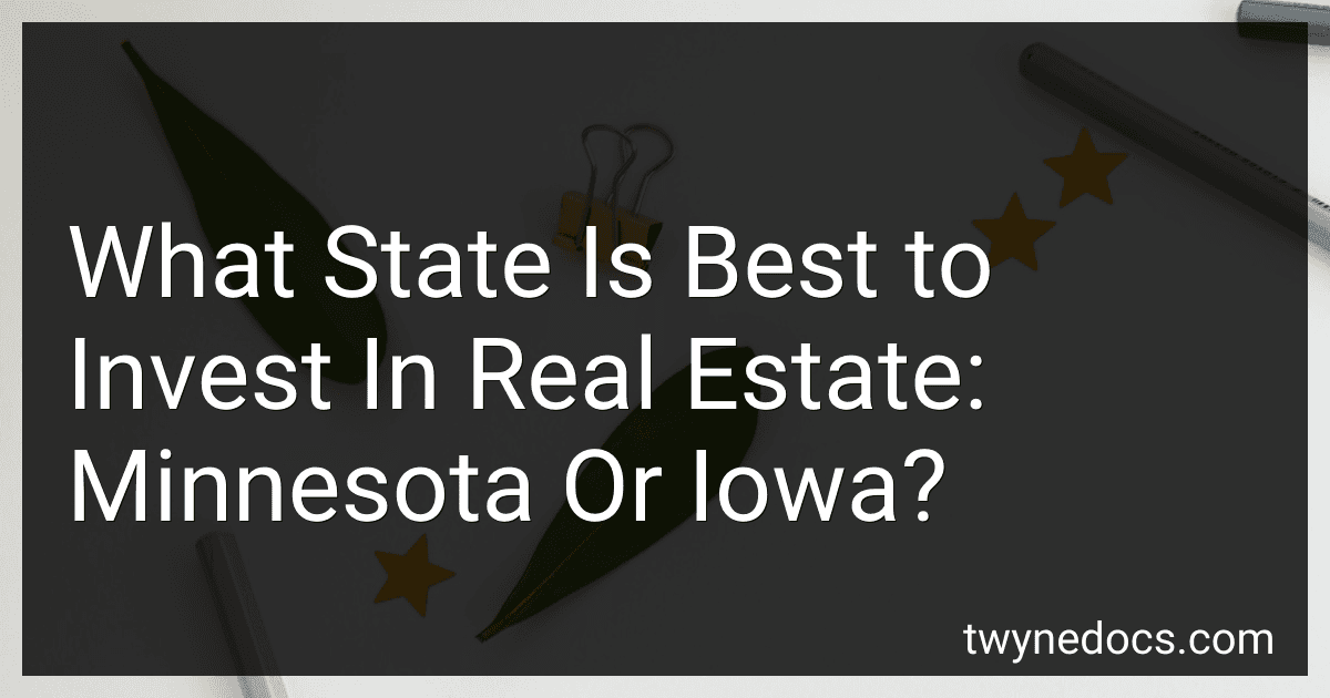 What State Is Best to Invest In Real Estate: Minnesota Or Iowa? preview