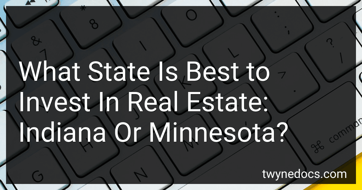 What State Is Best to Invest In Real Estate: Indiana Or Minnesota? image