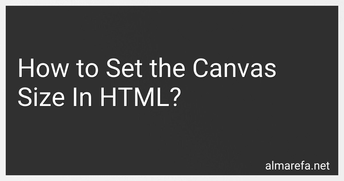 How to Set the Canvas Size In HTML? preview