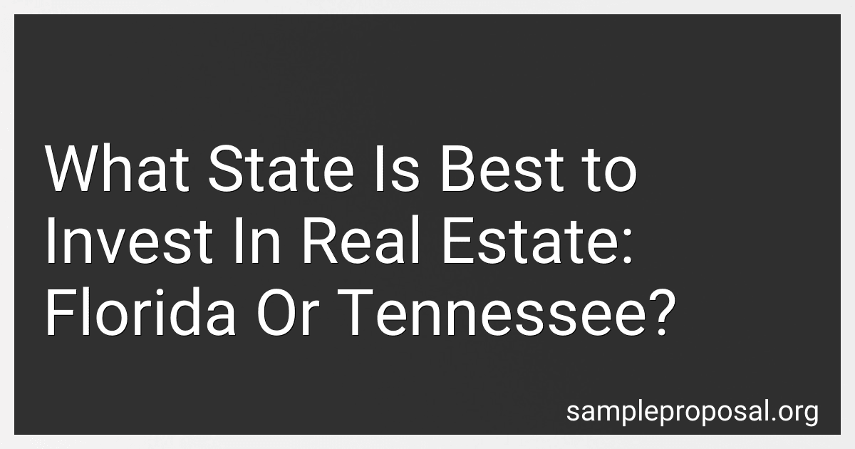 What State Is Best to Invest In Real Estate: Florida Or Tennessee? preview