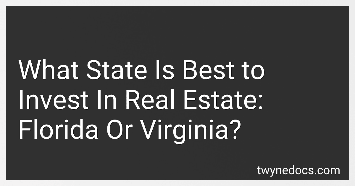 What State Is Best to Invest In Real Estate: Florida Or Virginia? image