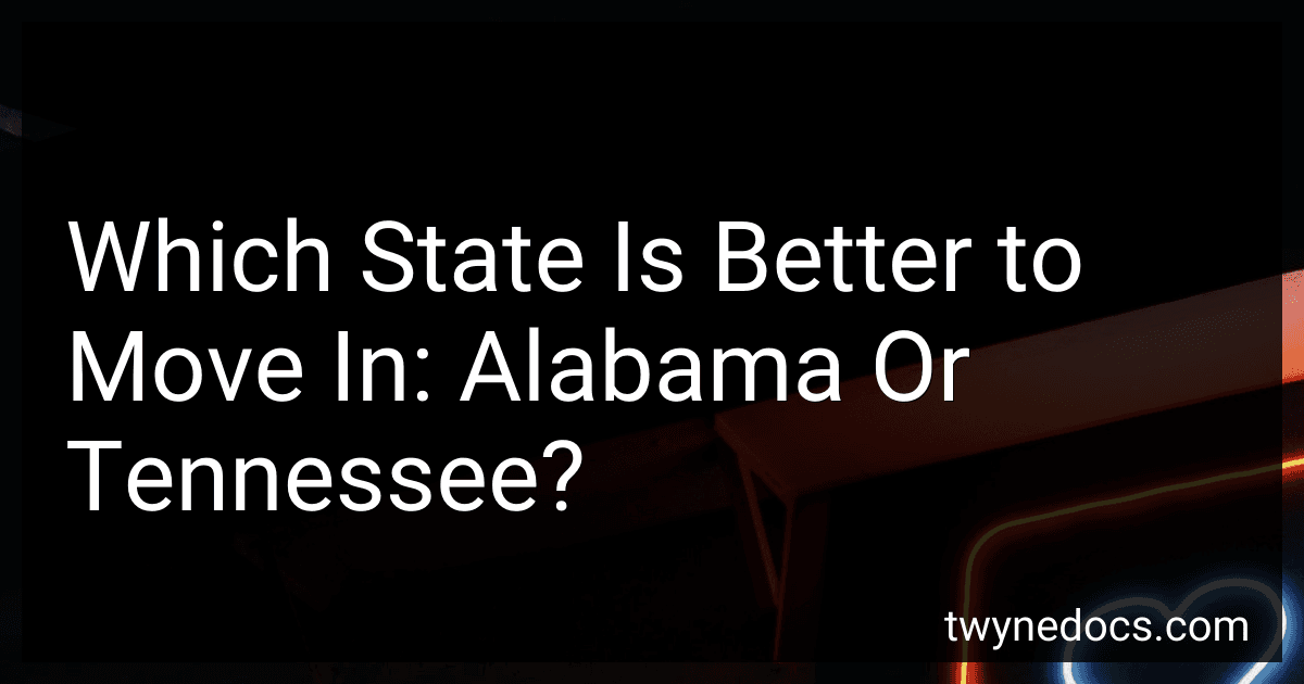 Which State Is Better to Move In: Alabama Or Tennessee? image