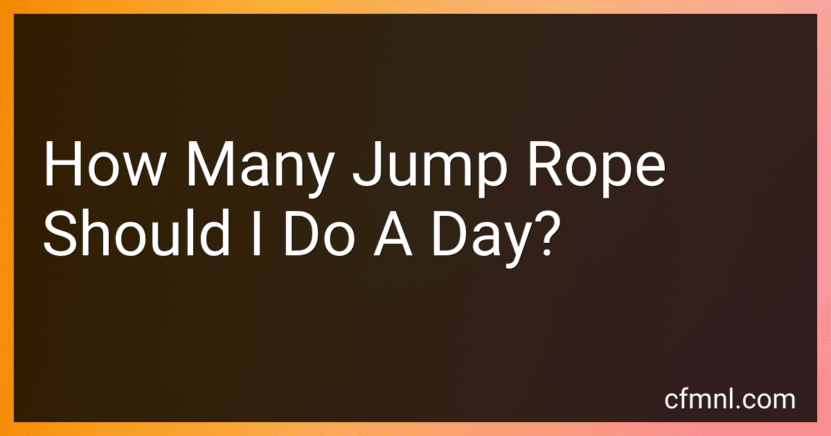 How Many Jump Rope Should I Do A Day? preview