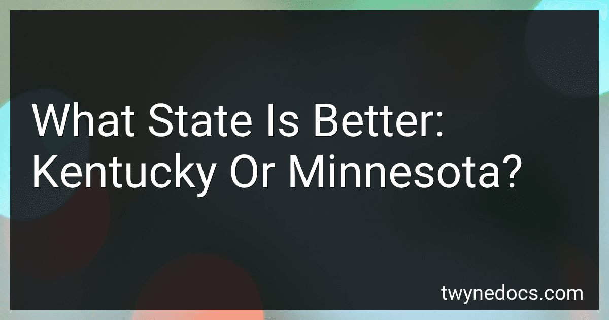 What State Is Better: Kentucky Or Minnesota? image