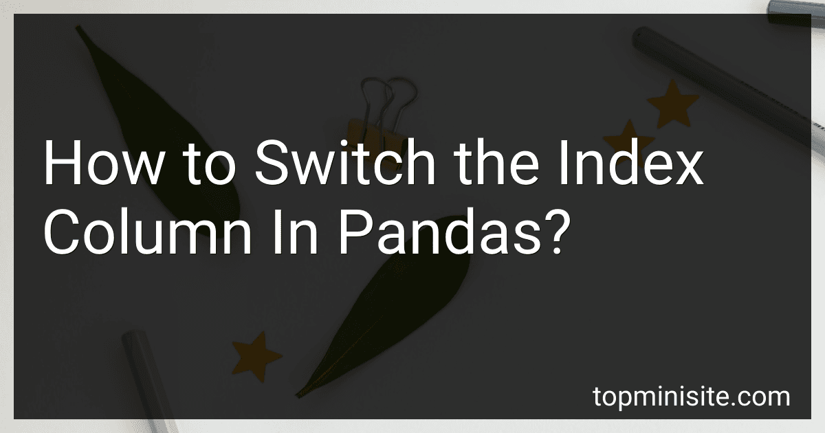How to Switch the Index Column In Pandas? image
