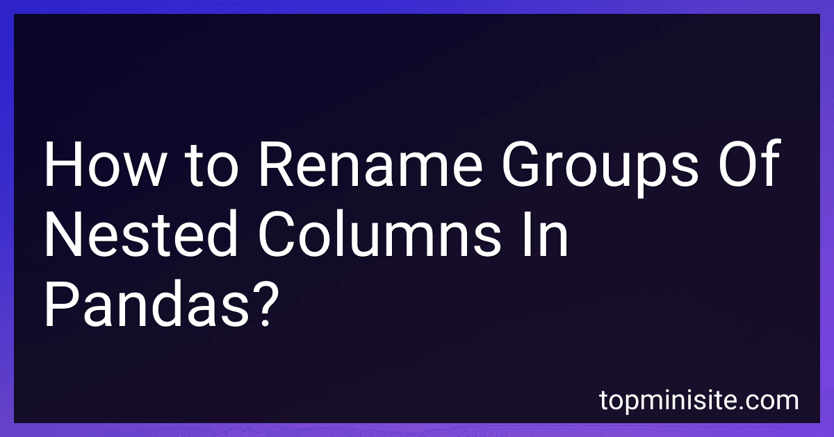 How to Rename Groups Of Nested Columns In Pandas? image